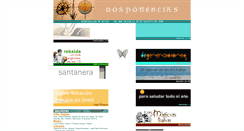 Desktop Screenshot of dospotencias.com.ar